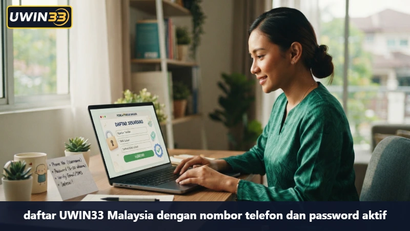daftar UWIN33 Malaysia dengan nombor telefon dan password aktif