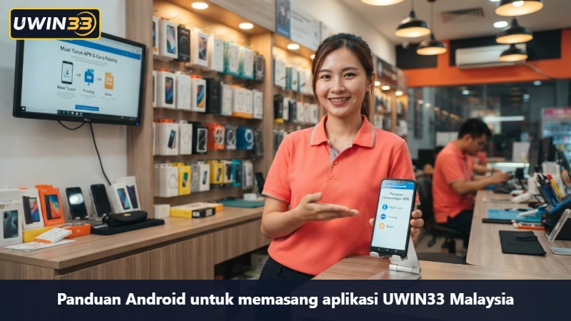 Panduan Android untuk memasang aplikasi UWIN33 Malaysia