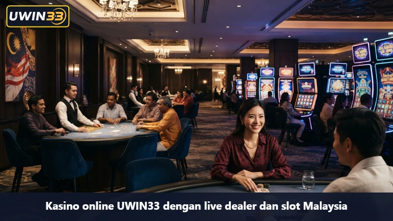 Kasino online UWIN33 dengan live dealer dan slot Malaysia