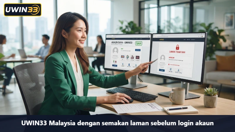 UWIN33 Malaysia dengan semakan laman sebelum login akaun